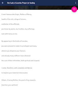 Captura 17 Novena to Our Lady of Lourdes android