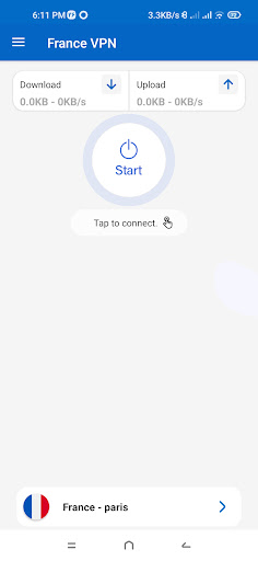 Android application France VPN - Fast & Secure screenshort