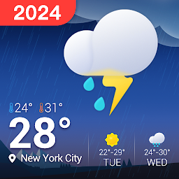 Symbolbild für Lokales Wetter：Alarm-Widget