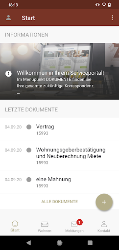 Mein Scholle-Portal Screen 3