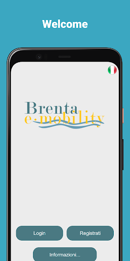 Android application Brenta e-mobility screenshort