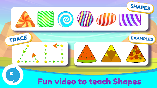Colors & shapes learning Games