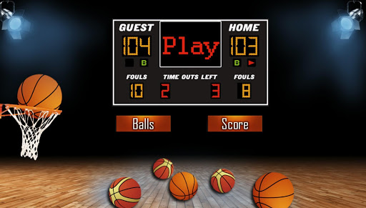 Android application Basketball screenshort