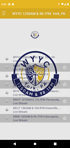 WYYC AM1250 & FM98.1 Radio Screen 2