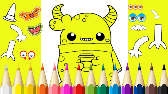 Mix Monster Coloring Game
