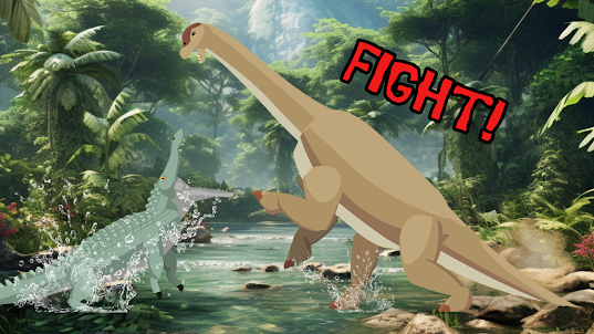 T-Rex Fights Dino - Dominators