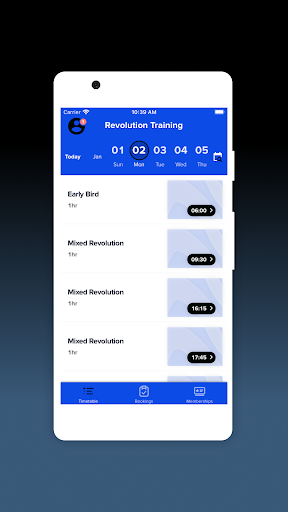 Revolution Training Screen 2