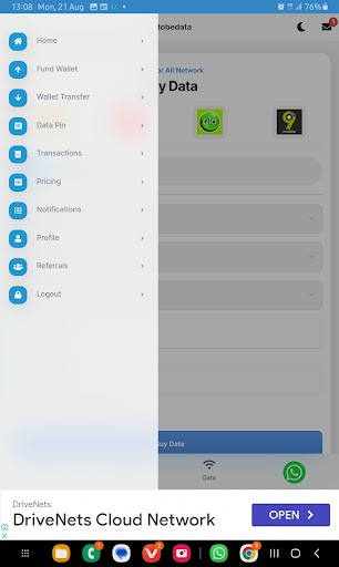 Android application Satobe Data screenshort