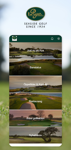 Android application Rya Golfklubb screenshort