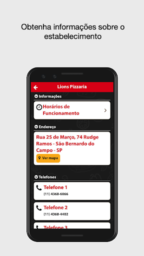 Pizzaria e Esfiharia Lions Screen 3