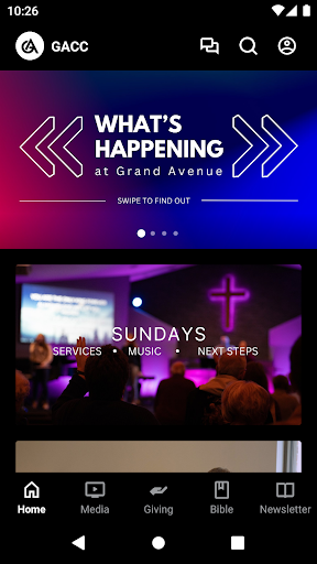 Android application Grand Avenue Christian Church screenshort