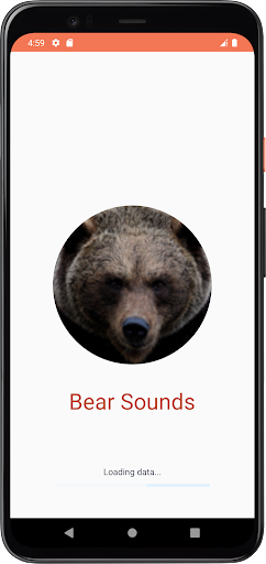 Android application Bear Sounds screenshort