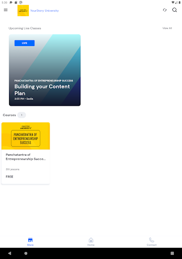 YourStory University Screen 3