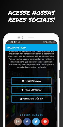 Rádio FM Patu Screen 3