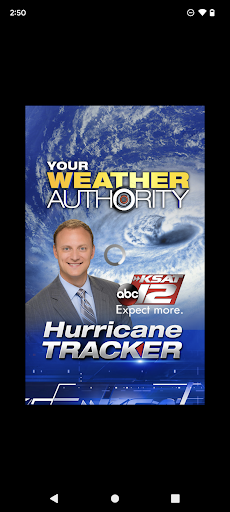 Android application KSAT12 Hurricane Tracker screenshort