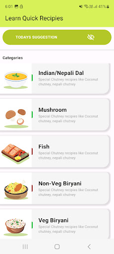 Android application AUTHENTIC ASIAN RECIPE screenshort