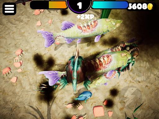 FISH 3D GROWING AND EATING