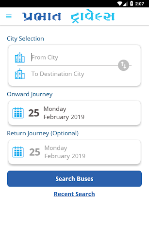 Prabhat Travels Screen 2