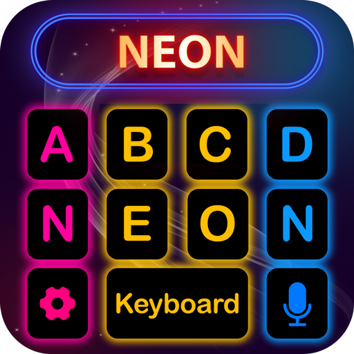 Neon LED Keyboard - RGB, Emoji