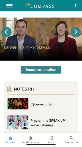 Android application MyCompass screenshort