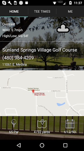 Sunland Springs Golf Tee Times Screen 3
