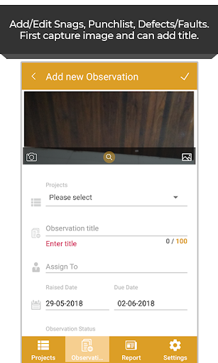 Site Inspection - Cloud storag
