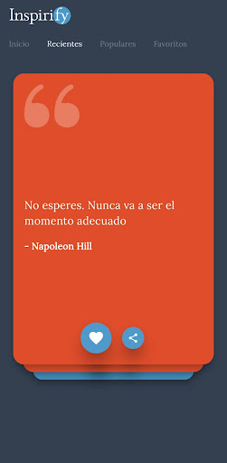 Android application Inspirify screenshort