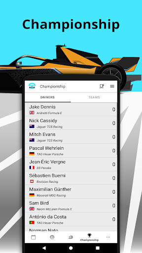 E Racing Calendar 2024 Screen 2