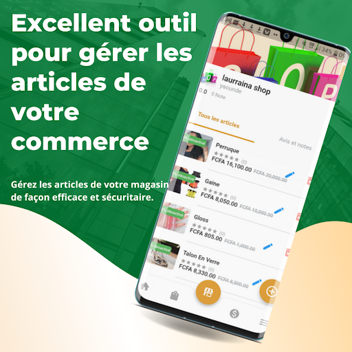 Android application Nzingùh Marketplace Partner screenshort