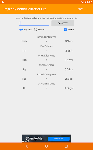 Imperial Metric Converter Lite