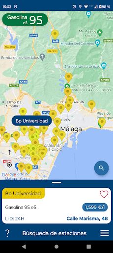 Android application Fuels Spain screenshort