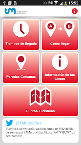 Screenshot 1 TMurciaBus - Bus Urbano Murcia android