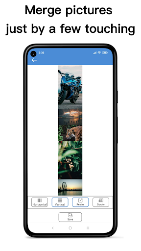 Android application Image Merge screenshort