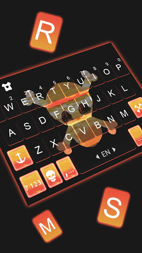 Pirate Boy Skull Keyboard Back Screen 2
