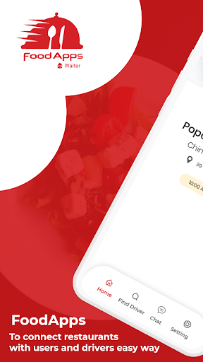 Android application FoodApps Waiter screenshort