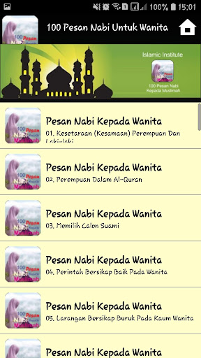 Pesan dan Nasihat Rosulullah U