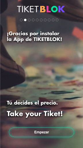 Android application TiketBlok - screenshort