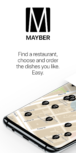 Android application Mayber: Restaurants and People screenshort