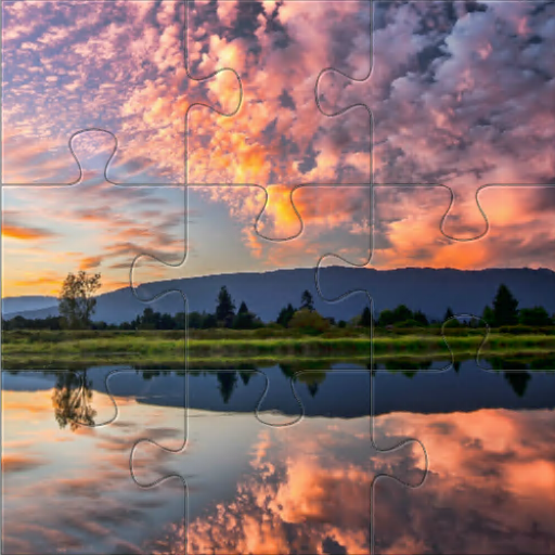 Incredible nature jigsaw puzzl logo