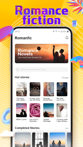 Android application RomanFic screenshort