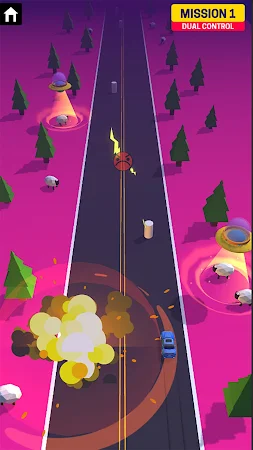 Game screenshot Two Cars & One Control apk download