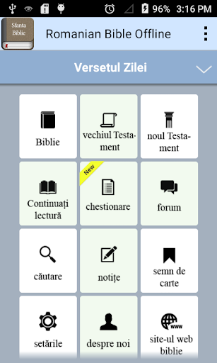 Android application Romanian Bible Offline screenshort