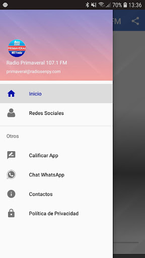 Radio Primaveral 107.1 FM Screen 3