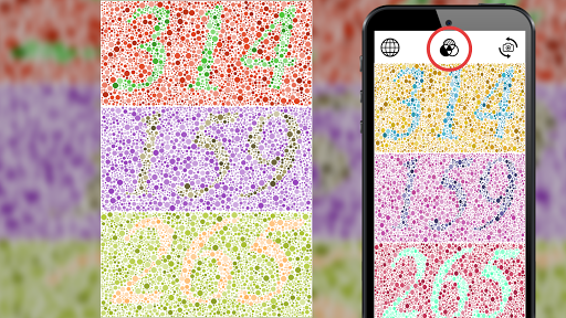 Color Vision Assistance App Screen 2