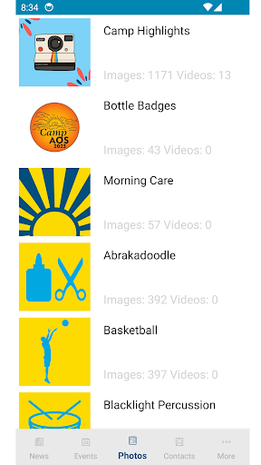 Camp AOS Screen 2