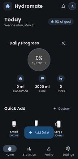 HydroMate Daily Water Tracker