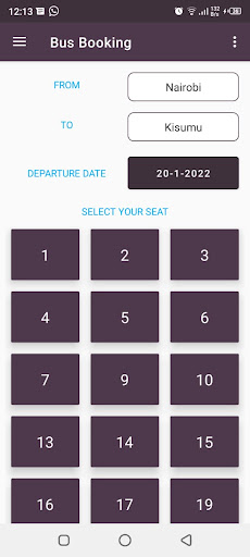 Android application Climax Coaches screenshort