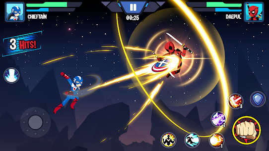 Stickman Superhero – Super Stick Heroes Fight Apk Mod for Android [Unlimited Coins/Gems] 3