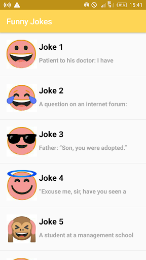 Funny jokes Screenshot 2 - AppWisp.com