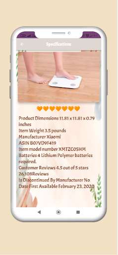 Mi composition scale Guide